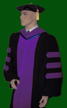JD doctoral robe