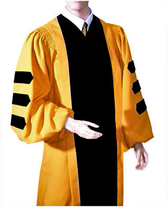 Johns Hopkines doctoral gown
