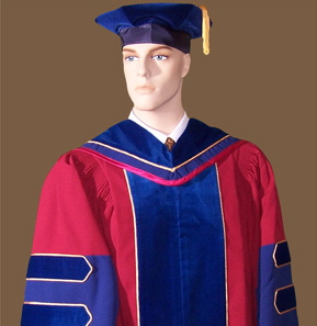 4 stripes hotsell on graduation gown