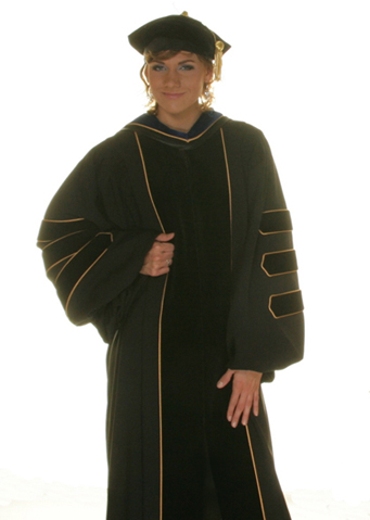 doctoral gown non-PhD