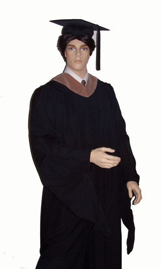 Academic hoods such as doctoral hood by Caps and Gowns Direct